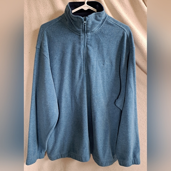 Ocean Pacific Menswear Blue Half Zip Pullover Sweater - Picture 1 of 9